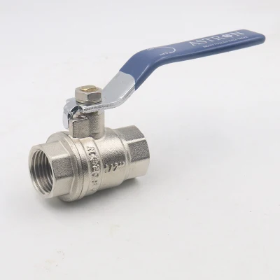 Cw617n Nickle Plated Stop Shower Full Port Forged Brass Ball Valve Price