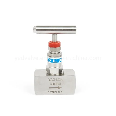 High Temperature Thread Stainless Steel SS304 SS316 Forged Female Needle Valve